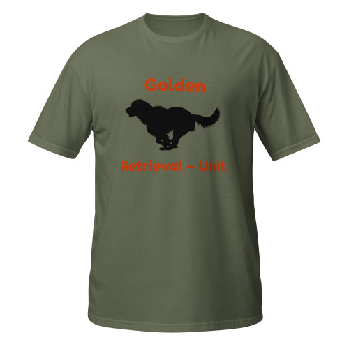 Golden Retrieval Unit–Golden–WAG Co. Unisex T‑Shirt