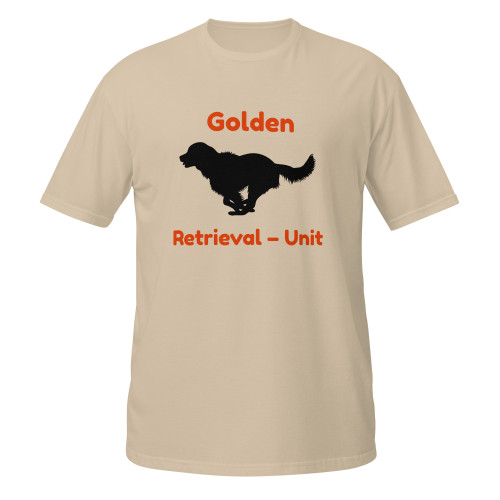 Golden Retrieval Unit–Golden–WAG Co. Unisex T‑Shirt