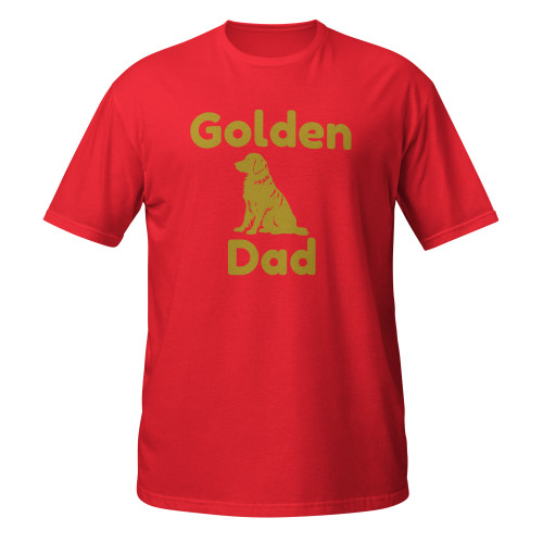 Golden Dad–Golden Retriever–WAG Co. Unisex T‑Shirt