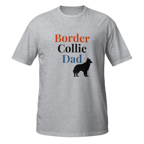Border Collie Dad–Border Collie–WAG Co. Unisex T‑Shirt