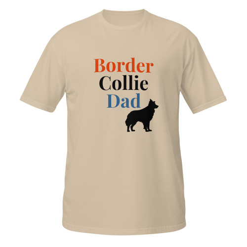 Border Collie Dad–Border Collie–WAG Co. Unisex T‑Shirt