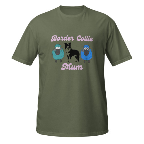 Border Collie Mum Life–Border Collie–WAG Co. Unisex T‑Shirt
