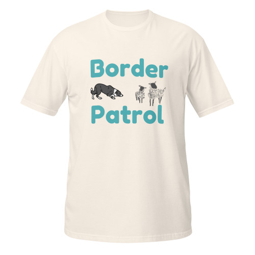 Border Patrol–Border Collie–WAG Co. Unisex T‑Shirt