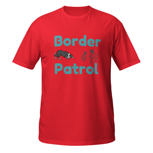 Border Patrol–Border Collie–WAG Co. Unisex T‑Shirt