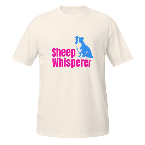 Sheep Whisperer–Border Collie–WAG Co. Unisex T‑Shirt