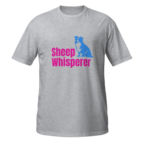 Sheep Whisperer–Border Collie–WAG Co. Unisex T‑Shirt