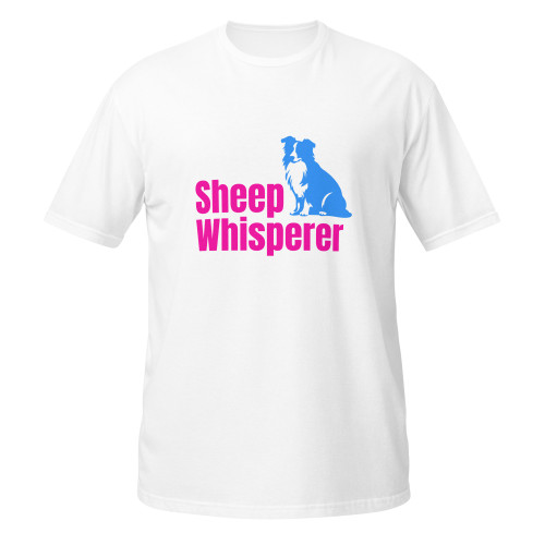Sheep Whisperer–Border Collie–WAG Co. Unisex T‑Shirt
