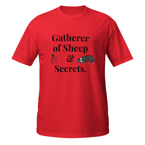 Gatherer of Sheep & Secrets–Collie–WAG Co. Unisex T‑Shirt