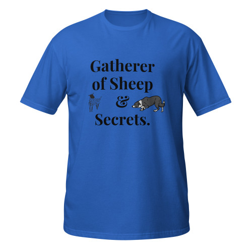 Gatherer of Sheep & Secrets–Collie–WAG Co. Unisex T‑Shirt