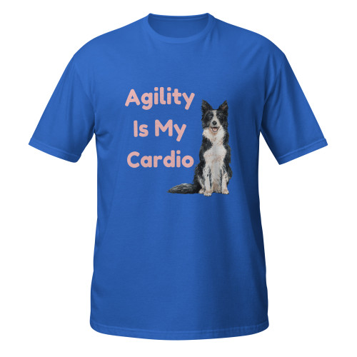 Agility Is My Cardio–Border Collie–WAG Co. Unisex T‑Shirt