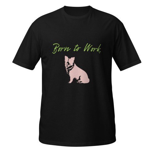Born to Work–Border Collie–WAG Co. Unisex T‑Shirt