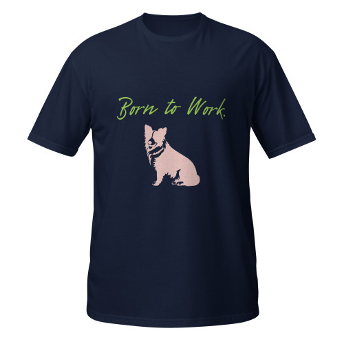 Born to Work–Border Collie–WAG Co. Unisex T‑Shirt