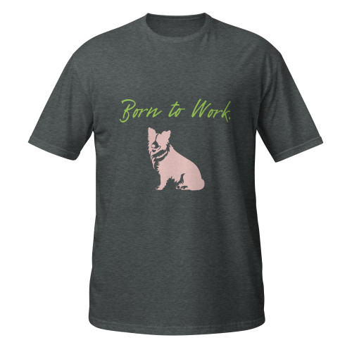 Born to Work–Border Collie–WAG Co. Unisex T‑Shirt