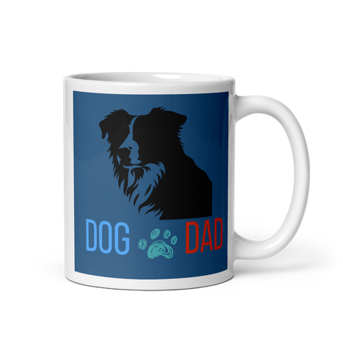 Dog Dad Coffee & Tea Time – Border Collie Mug