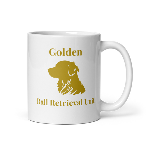 Golden Ball Retrieval Unit – Golden Retriever Mug