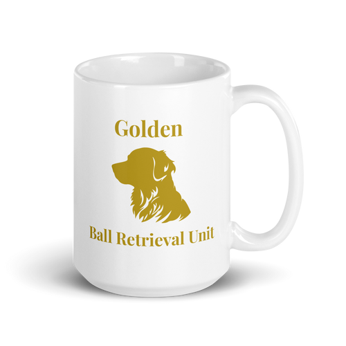 Golden Ball Retrieval Unit – Golden Retriever Mug