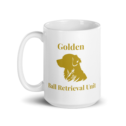 Golden Ball Retrieval Unit – Golden Retriever Mug