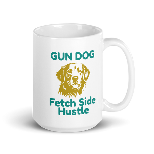 Gun Dog Fetch Side Hustle – Golden Retriever Mug