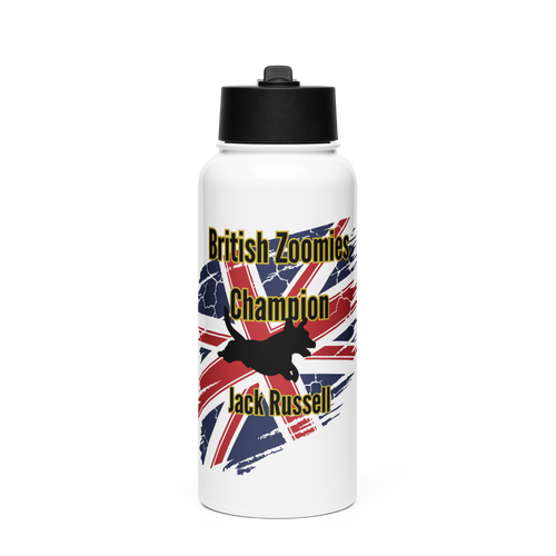 Zoomie Ace – Jack Russell Terrier Rover Water Bottle 950ml