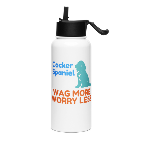 Wag & Worry Less – Cocker Spaniel Rover Water Bottle 950ml