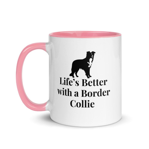 Life’s Better with a Collie – Border Collie BrightSide Colour Mug 11oz