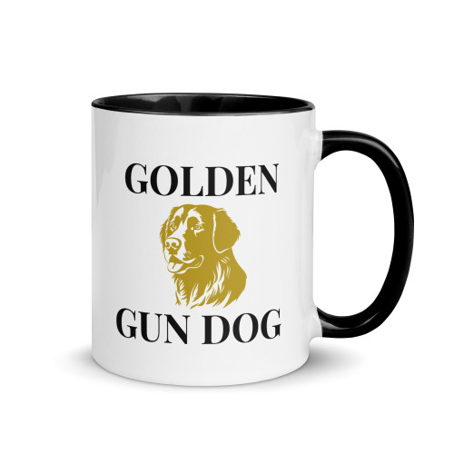 Golden Gun Dog – Golden Retriever Colour Mug 11oz