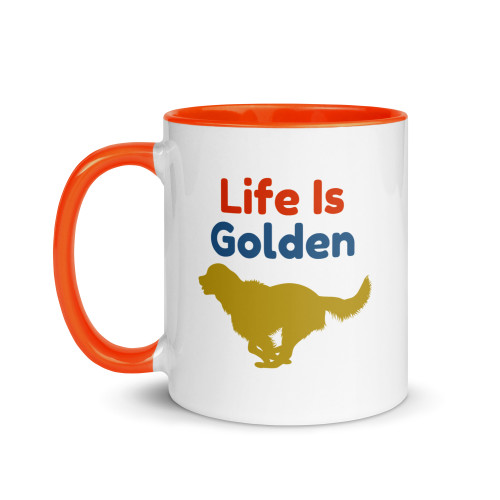 Life Is Golden Edition – Golden Retriever Colour Mug 11oz