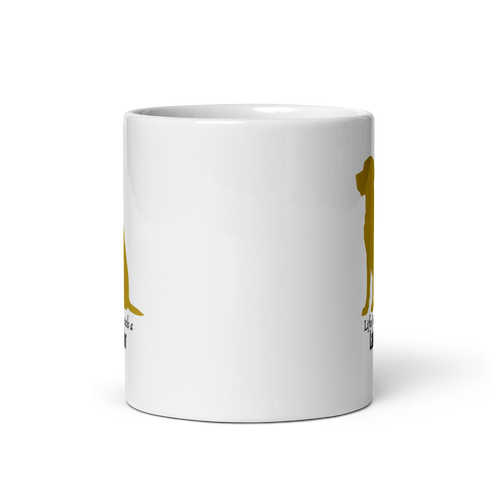 Life Is Better with a Labrador Script – Labrador Retriever Mug