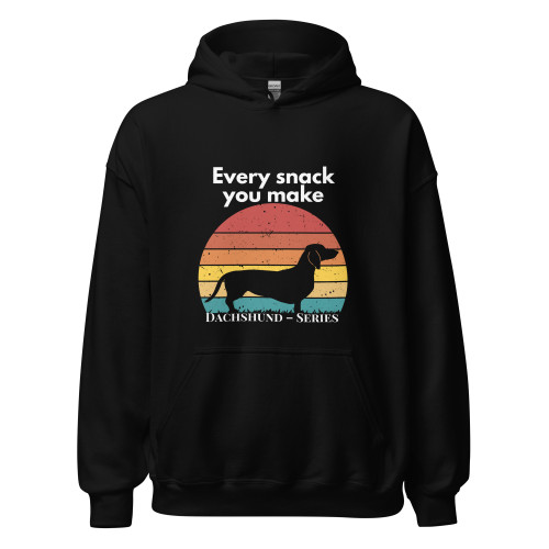 Men’s Every Snack You Make – Dachshund FETCH Hoodie