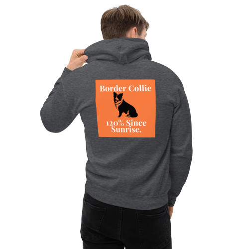 Men’s 120% Since Sunrise – Border Collie FETCH Hoodie