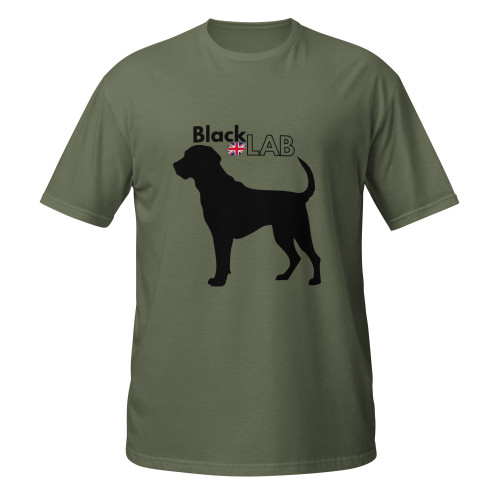 Black Lab Country – Black Labrador – Wag Co. Unisex T-Shirt