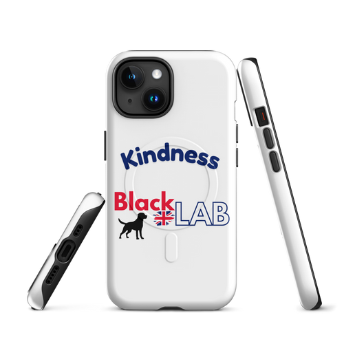 Kindness – Black Lab – iPhone 15 MagSafe® Case – By K9AT