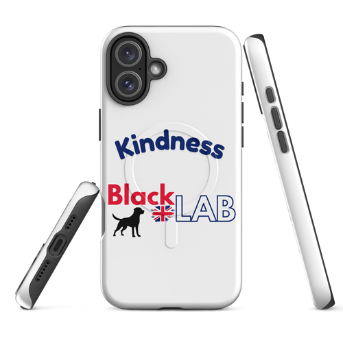 Kindness – Black Lab – iPhone 16 MagSafe® Case – By K9AT