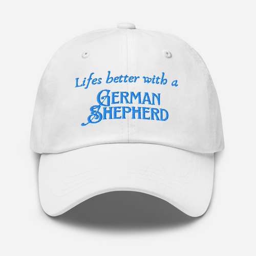 Life’s Better – German Shepherd Embroidered Cap