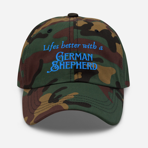Life’s Better – German Shepherd Embroidered Cap