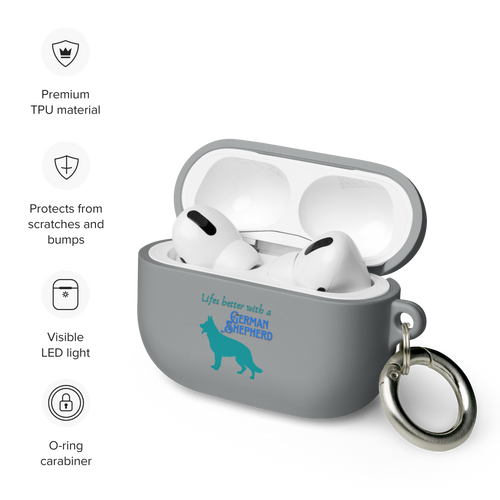 German Shepherd – AirPods® Pro Case with Carabiner Clip