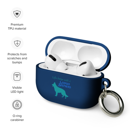 German Shepherd – AirPods® Pro Case with Carabiner Clip
