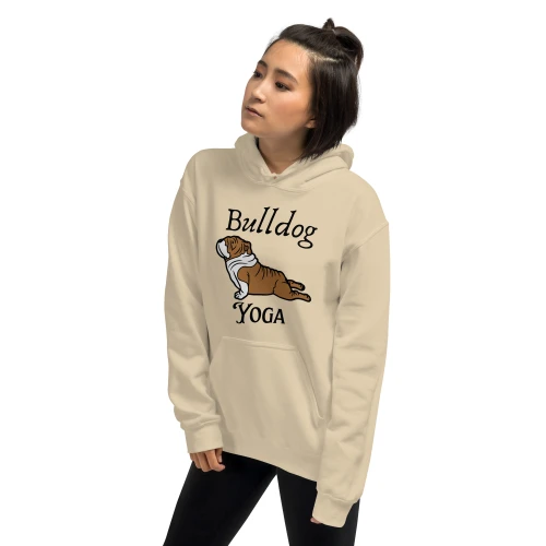 Women’s Bulldog Yoga – British Bulldog FETCH Hoodie