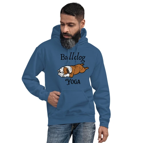 Men’s Bulldog Yoga – British Bulldog FETCH Hoodie