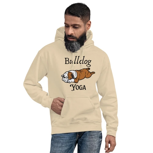 Men’s Bulldog Yoga – British Bulldog FETCH Hoodie