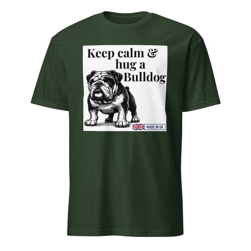 Hug a Bulldog – British Bulldog – Wag Co. Unisex T-Shirt