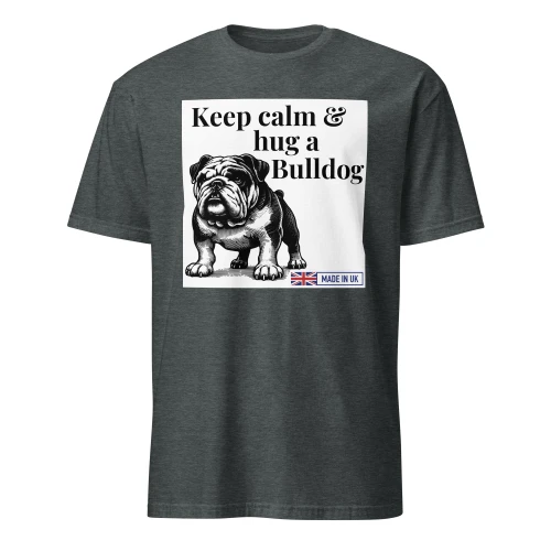 Hug a Bulldog – British Bulldog – Wag Co. Unisex T-Shirt