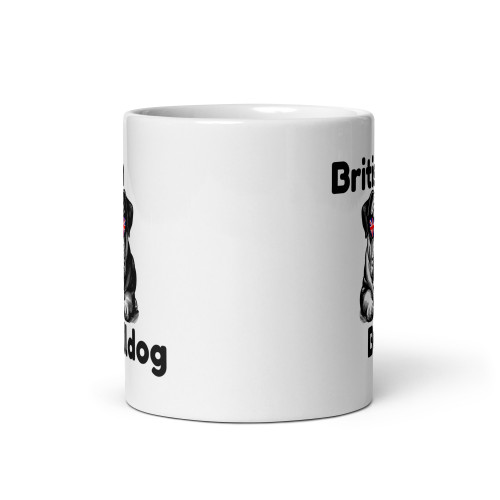 Rule Britannia, Woof! – British Bulldog Mug – 11oz
