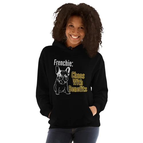 Women’s Chaos with Benefits – French Bulldog FETCH Hoodie