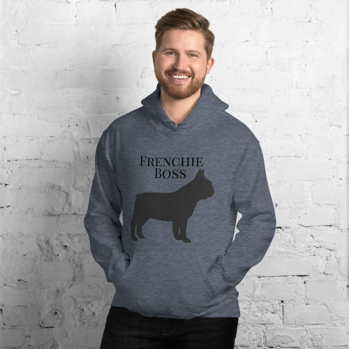 Men’s Frenchie BOSS – French Bulldog FETCH Hoodie