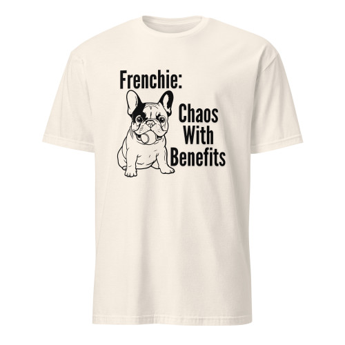Frenchie Chaos with Benefits – Wag Co. Unisex T-Shirt
