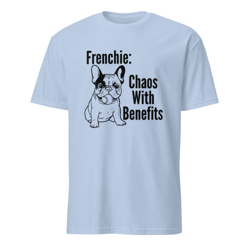 Frenchie Chaos with Benefits – Wag Co. Unisex T-Shirt