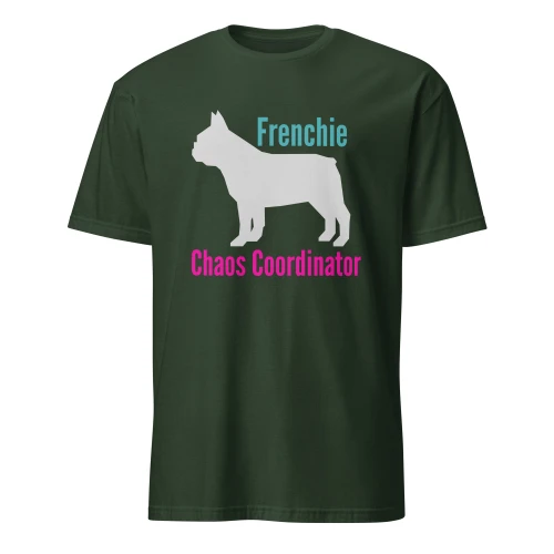 Head of Frenchie Chaos – Wag Co. Unisex T-Shirt
