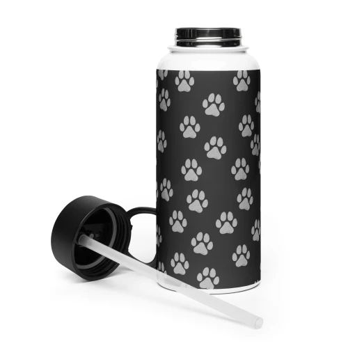 Stainless Steel Water Bottle (950ml) – Midnight Ash