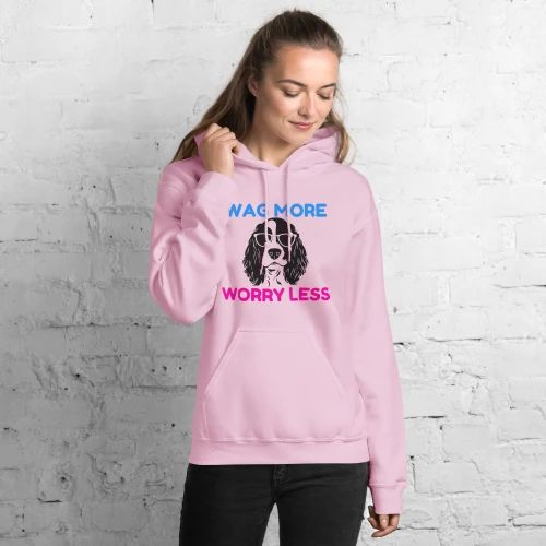 Women’s Wag More, Worry Less – Springer FETCH Hoodie